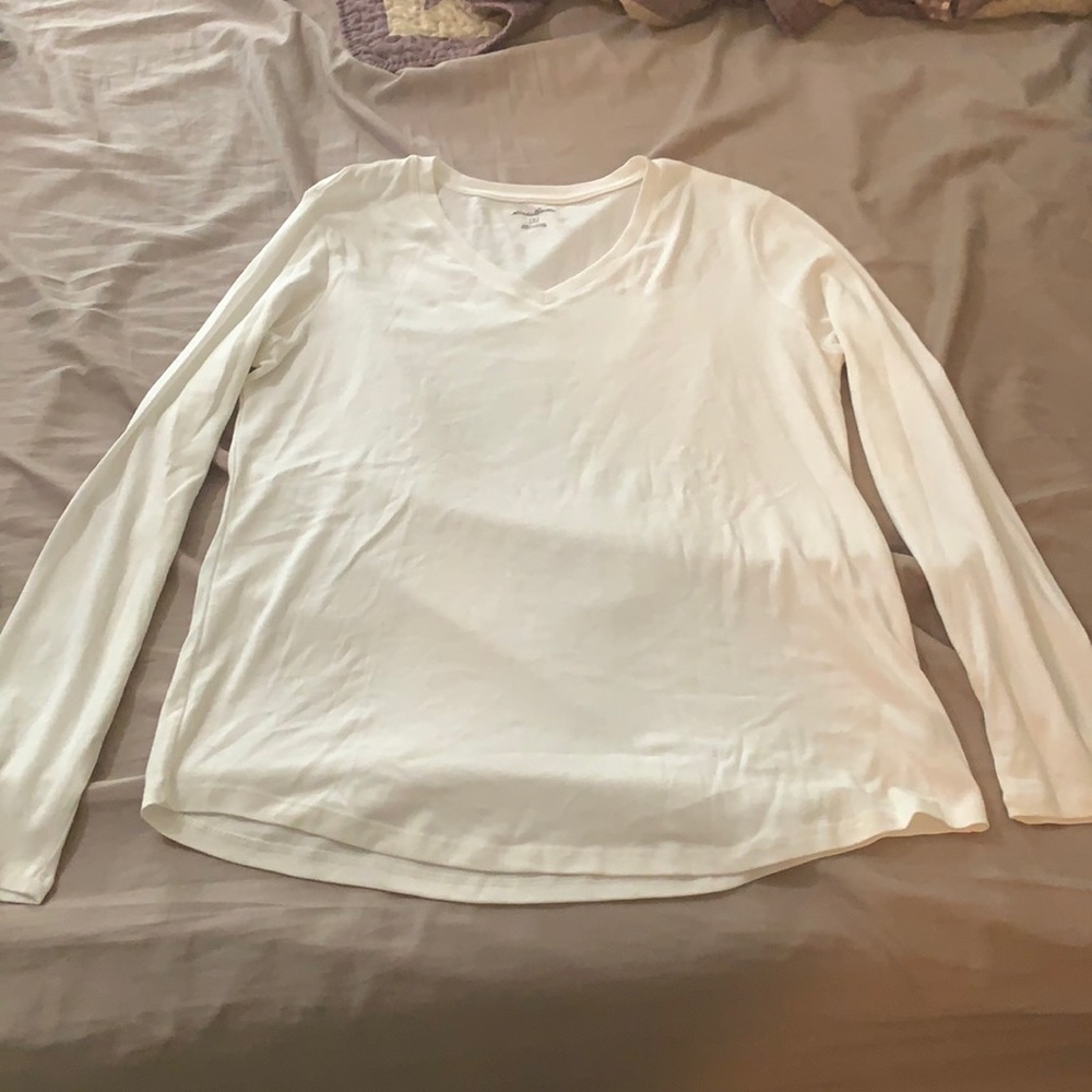 White long sleeve shirt
